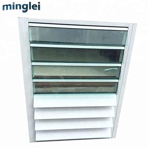 Fenêtre de ventilation de salle de bain en aluminium MINGLEI, design de fenêtre à persiennes, dimensions des fenêtres - Product Image 4