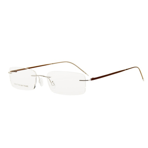 <span class=keywords><strong>MOQ</strong></span>ユニセックスチタンリムレス眼鏡なし - Product Image 6
