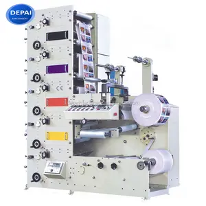 Automatic flexographic 6 colour flexo printing machine