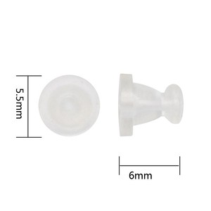 <strong>Rubber</strong> <strong>Earring</strong> <strong>Backs</strong> for <strong>Earring</strong> - Product Image 2