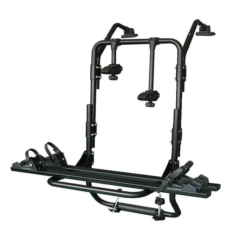 Chất Lượng Cao Nhôm Car Rear Bike Rack Cho Hai Xe Đạp