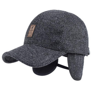 Hommes <span class=keywords><strong>de</strong></span> Laine D'hiver En Plein Air Oreille Baseball <span class=keywords><strong>Chapeau</strong></span> Chaud Papa <span class=keywords><strong>Chapeau</strong></span> - Product Image 5