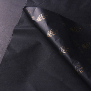 Sinicline Phong Cách Giản Dị Sinh Thái Thân Thiện <span class=keywords><strong>Glossy</strong></span> Logo In Đen Customized Giấy Gói Tissue - Product Image 4