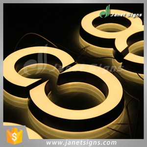 Kích thước tùy chỉnh LED Backlit Acrylic kênh thư dấu hiệu điện tử - Product Image 2