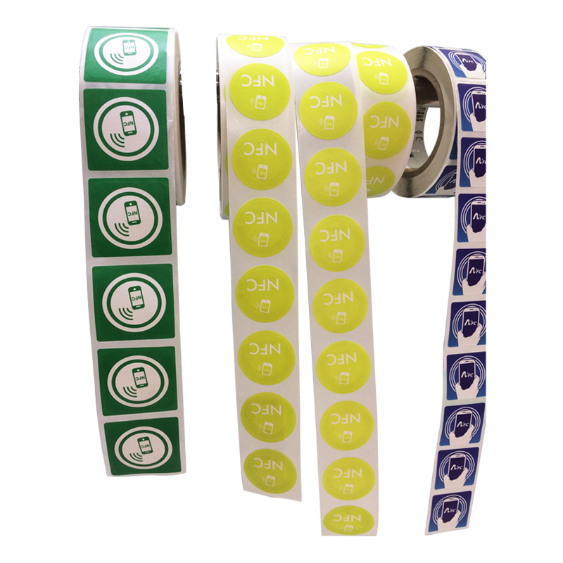 Пользовательская печать записываемых программируемых квадратных наклеек Pet NFC 215