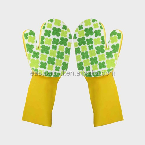 Новые латексные рабочие перчатки с мочалкой