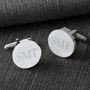 Personalizado cuadrado Gunmetal mancuernas para regalos padrinos - Product Image 6