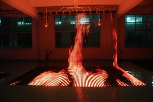 P100 Linh Hoạt Màn Rèm Dẫn Hiển Thị Giá Video Quảng Cáo Màn Hình - Product Image 3