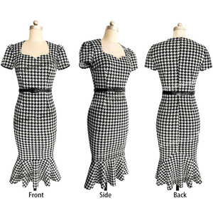 Delle donne 50 s 60 s Formale o Informale Partito Vestito Aderente Donna Abiti Nuova Estate 2016 - Product Image 2
