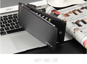 Baellerry Man <strong>Wallets</strong> , Long Section PU Leather <strong>Wallet</strong> for Man , with <strong>Zip</strong> and Multi Card Slots - Product Image 3