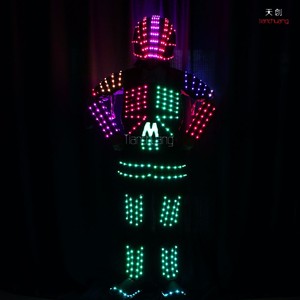 Equipo de baile, <span class=keywords><strong>Club</strong></span> nocturno, DJ, planificador de eventos, disfraz Led, Robot, disfraces robóticos - Product Image 2