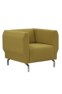 David HL-6013 Milan Urbain Simpliste et Lin Tissu Unique Siège Club Chaises D'appoint - Product Image 6