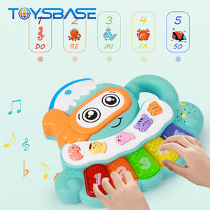 Jouet musical électronique pour bébé, piano <span class=keywords><strong>pieuvre</strong></span> avec lumière - Product Image 4