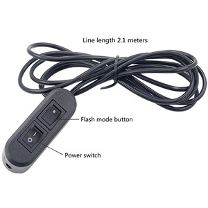 Đèn Flash Nhấp Nháy Lưới Tản Nhiệt Tự Động 40W 4X4LED Với Giá Đỡ Và Dây Nịt - Product Image 6