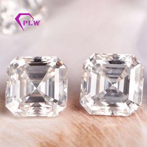 EF/GH/IJ color available best quality Guaranteed Asscher cut moissanite stones with cheap price from China directly