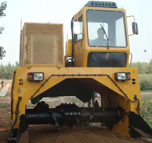 Track angetrieben Organische Dünger Kompost maschine, bio dünger maschine