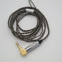 6N MMCX de plata pura cable para Shure/campanile/Sonny auricular SE215/SE535/SE325/UE900