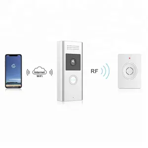 Neue Lithium-Akku Betrieben Smart Wireless WIFI mobile digital video türklingel mit freies APP