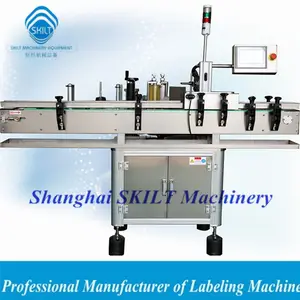 Automatic labeling machine wrap around for gum bottle