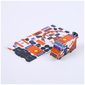 มาใหม่ของเล่นเพื่อการศึกษาราคาโรงงานมินิรถ3d Pp ปริศนา - Product Image 3