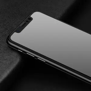 Anti-Glare 2.5D Penutup Penuh Matte Pelindung Layar Anti Gores untuk Apple Iphone X/XS