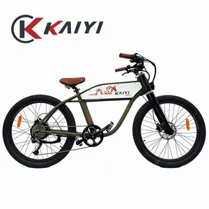 KAIYI-Batería de iones de litio para bicicleta eléctrica, Sensor de Motor de cubo trasero, aleación de aluminio, China, 36 48V, 7 velocidades, 40km