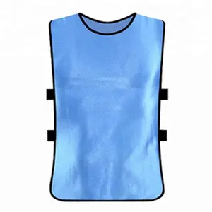 Custom design breathable mesh quick dry football training vest for adult and youth soccer bibs