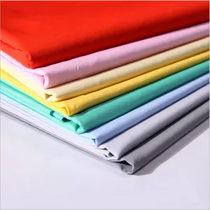 Hot Sale 100% Cotton Dyed Poplin Fabric for Shirt Gament 40x40 133x72 China Factory Supplier Wholesale