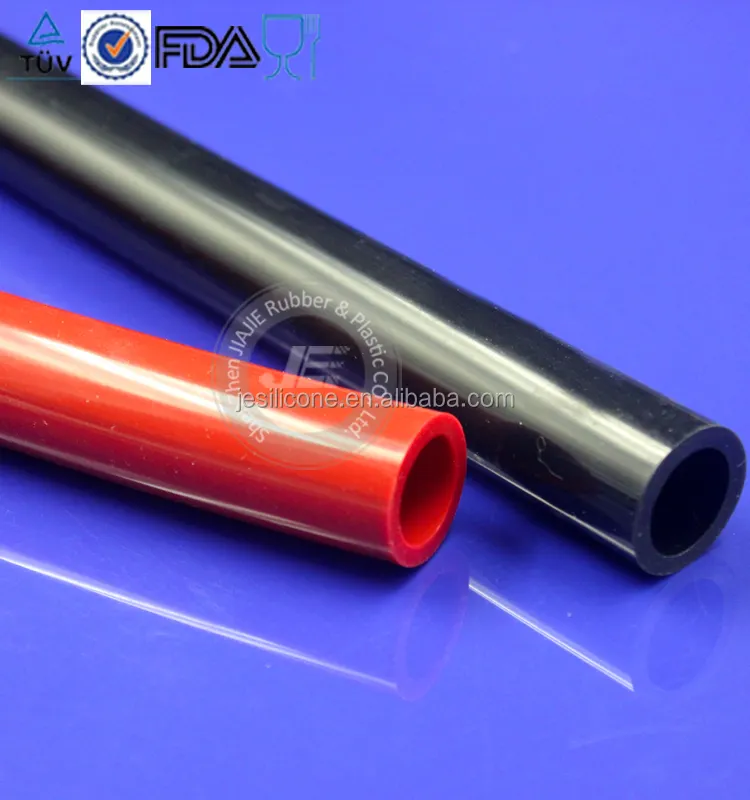 Chinese Suppliers Soft Hose Food Grade Black Silicone Rubber Tubing