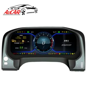 AuCAR 12.3" Linux System LCD Dashboard 1GB-4GB Smart Speedometer Instrument cluster panel For Toyota Prado 150 2010-2017