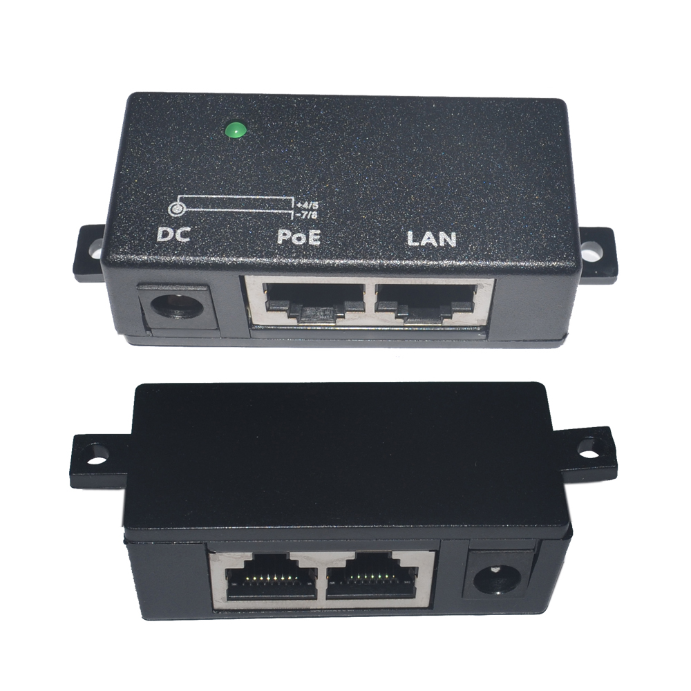 1 порт 12 В 24 в 48 в 56 в Power Over Ethernet пассивный Инжектор PoE