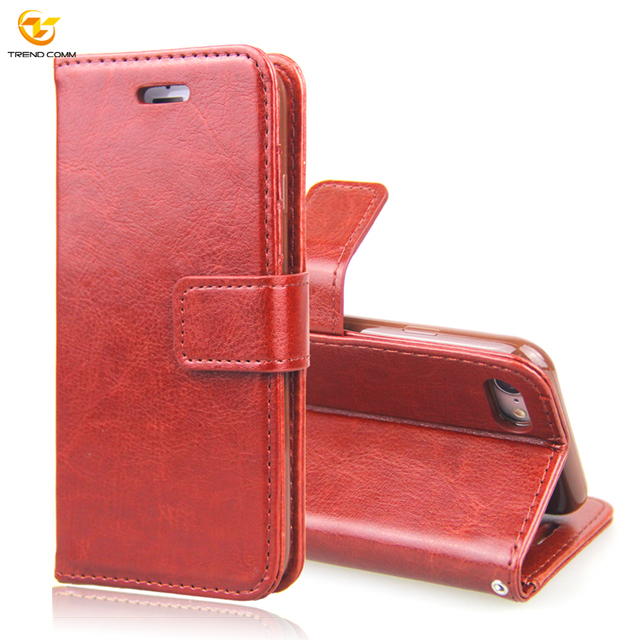 China Supplier Phone Pouch New Original Luxury Vintage PU Genuine Leather case Soft Protective Cover for iphone 6/6s