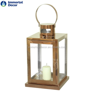 Quà Tặng & Trang Trí Đèn Lồng Lớn Màu Trắng Đèn Lồng Nến Thủy Tinh Ngà - Product Image 2