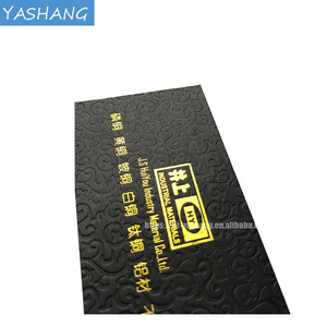 Thẻ Kinh Doanh In Chữ 3D Với Thiết Kế Logo Foill Bạc Thẻ Giấy Màu Đen - Product Image 6