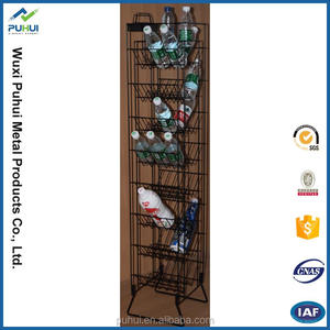 Thiết Kế Mới Nhất Tùy Chỉnh Bán Lẻ Kim Loại Cửa Hàng Lịch Thi Đấu Tầng Đứng Đồ Uống Chai Khuyến Mãi Treo Thép <span class=keywords><strong>Pop</strong></span> Rack Hiển Thị - Product Image 5