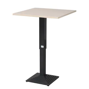 Yüksekliği ayarlanabilir Metal dışında konferans masası tek bacak elektrikli yüksekliği ayarlanabilir masa ofis masaüstü bilgisayar oturmak masa