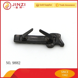 <span class=keywords><strong>Gun</strong></span> metal couleur haut de gamme lettres alphabet logo gravé en métal nom tag - Product Image 2
