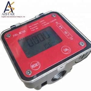 -इलेक्ट्रिक 1/2 इंच डिजिटल अंडाकार गियर फ्लोमीटर, एलसीडी पैनल इलेक्ट्रॉनिक ईंधन गेज प्रवाह मीटर - Product Image 2