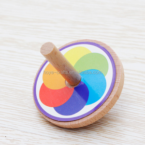 ลูกข่างไม้แบบดั้งเดิมพร้อมการ์ดสีเปลี่ยนได้สำห<span class=keywords><strong>รับ</strong></span><span class=keywords><strong>เด็ก</strong></span> (การ์ดลายสุ่ม) - Product Image 2