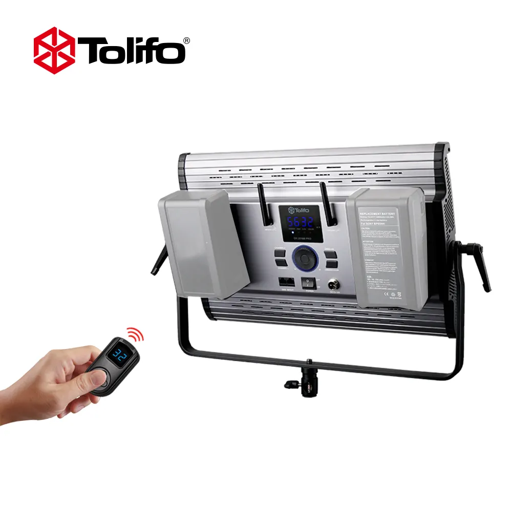 Tolifo CRI 98 LED Photography Studio Light 120W Video and Film Photography LED Panels Light Photo Studio Equipment Set