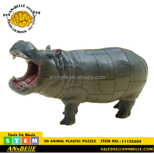 Zoo Animal Block Zoo Animal <span class=keywords><strong>Puzzle</strong></span> Zoo Animal Lưu Niệm Ngựa Vằn Hươu Cao Cổ <span class=keywords><strong>Cheetah</strong></span> Hippo 4 Thiết Kế Các Loại - Product Image 6