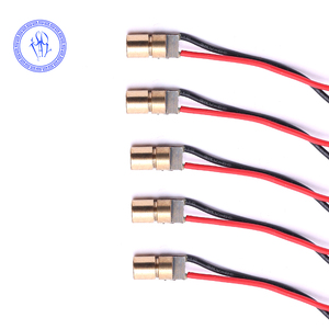 Mini 3-5v 5mw Lazer Ponto Vermelho 650nm Módulo Laser de Diodo