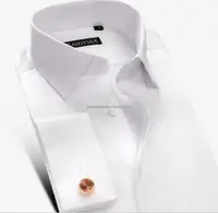 Özelleştirilmiş profesyonel toptan pamuk düz erkek elbise gömlek