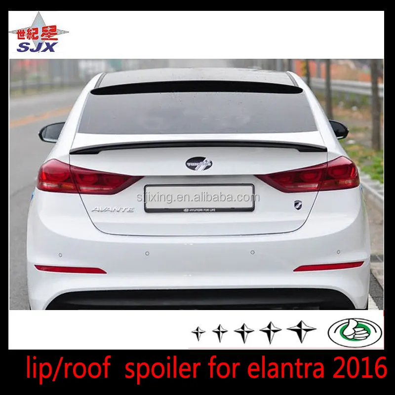 Roof Spoiler for Hyundai Elantra 2016 2015 2012 new elantra spoiler bodykit