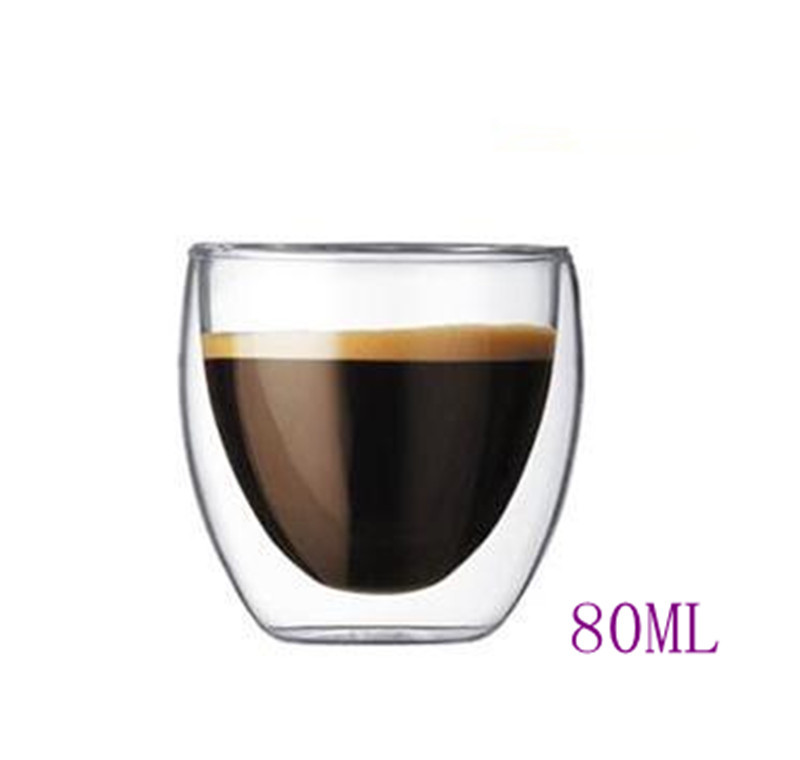 9 oz Strong Double Wall Manhattan Style Old-fashioned Scotch/Whiskey Glasses