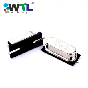 WTL 12pF 49SMD الكوارتز الكريستال 8.000MHz 20ppm الكريستال كهرضغطي