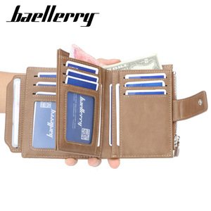 Baellerry 2019 New Style <strong>Men's</strong> Short Section PU Leather Wallets With Hasp,Blocking Coin <strong>Purse</strong> Card Holder Case <strong>for</strong> <strong>Man</strong> - Product Image 6