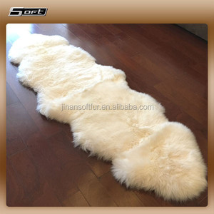 Alfombra de suelo de piel de oveja 100% de tamaño personalizado - Product Image 3