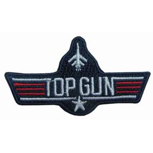 Toppa Ricamata Termoadesiva Premium Eco-Friendly con Motivo Stella Aereo da Combattimento Audace, Applicazione Resistente per Tute da Volo e Giubbotti Bomber - Product Image 1