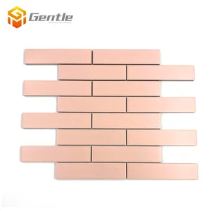 Gentle non antiscivolo mattonelle di mosaico di colore rosa 295x282 piastrelle del bagno mosaici di ceramica